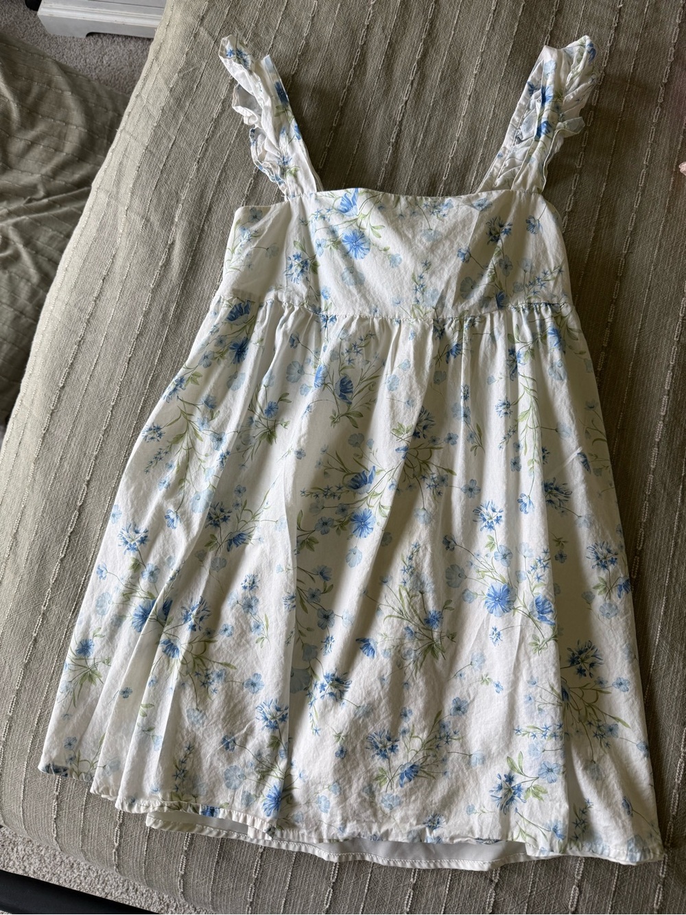 Altar’d State White Floral Mini Dress